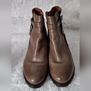 Eric Michael Taupe Zippered Ankle Boot Size 40/US 9½